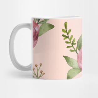 Scandinavian Summer Colorful Spring Flowers Mug